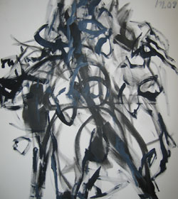 Raub der Tchter des Leukippos, Skizze110,5 x 100 cm, 2009